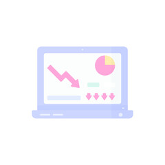 cool simple icon design for economic trading market