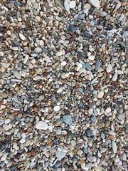 close up of a pile of pebbles