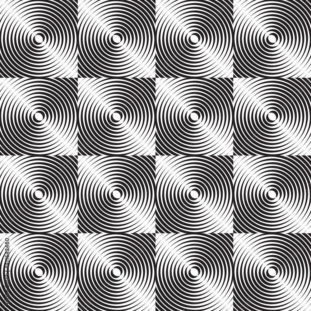 Poster abstract geometric background design. circles strusture graphic seamless pattern. vector illustratio