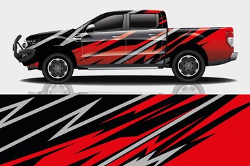 Car wrap graphic racing abstract background for wrap and vinyl sticker