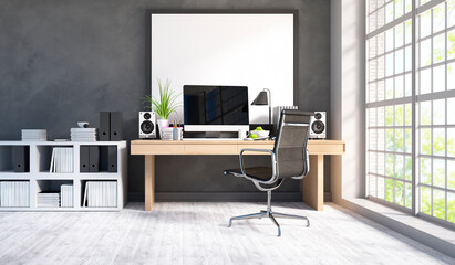 Schreibtisch in Apartment - Home Office	