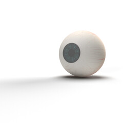 eye on a white background