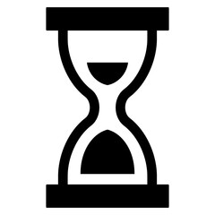 ngi1076 NewGraphicIcon ngi - german: sanduhr symbol - english: hourglass icon. sandglass timer . countdown, deadline concept. - isolated white background - square xxl g10237