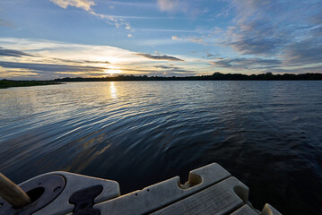 Laguna de catazaja al Atardecer