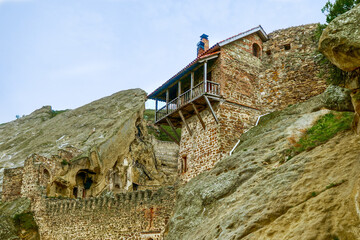 Fototapeta na wymiar Georgia, David Gareja monastery troglodyte complex and Caves.