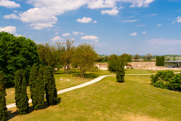 Ruins of the Roman town Gorsium-Herculia in Pannonia