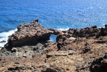 rocks in the sea
