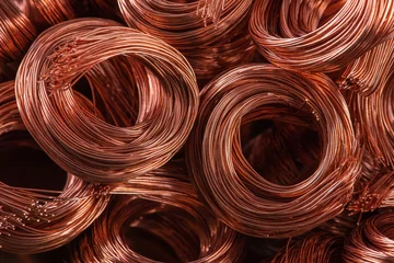 Foto op Plexiglas Scrap copper wire for recycling © salita2010