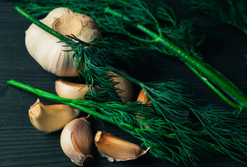 garlic and dill