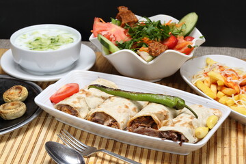 wrap doner kebab
