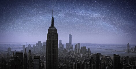 Empire State Building Against Sky
