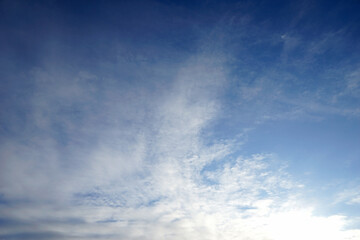 blue sky with clouds