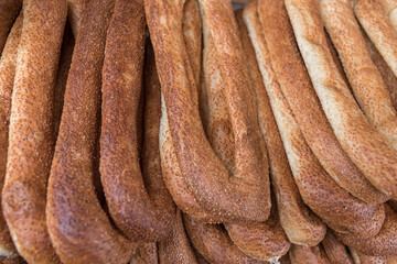 Israeli bread Background of bread