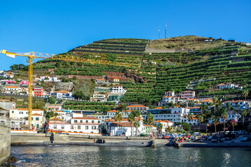 Dorf, Santo António da Serra, Hafen, Madeira, Insel, Portugal, 