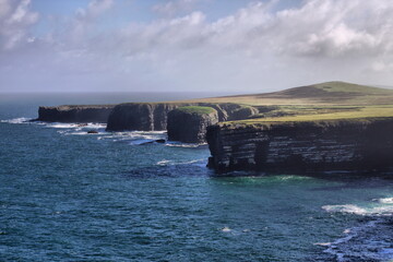 Loop Head cliffs. County Clare. Ireland