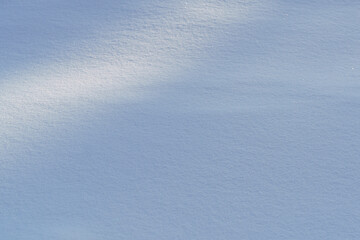 Mild snow cover texture in winter day