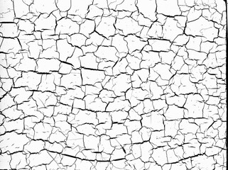 An old painted surface with cracks