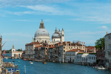 Fototapeta na wymiar Basilica of Santa Maria della Salute, city of Venice, Italy, Europe