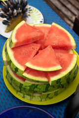 Watermelon tower