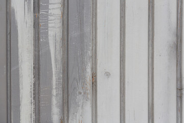 Wood texture. Fence from gray wooden planks. Wooden wall. Rustic texture for background and design.