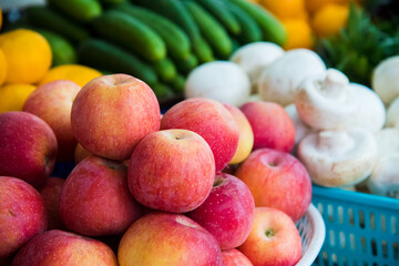 Beautiful ripe apples