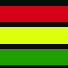Color of Africa flag on black background