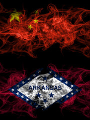 China, Chinese vs United States of America, America, US, USA, American, Arkansas, Arkansan smoky...