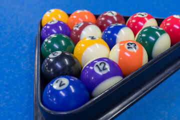 Bolas de billar, jugando billar