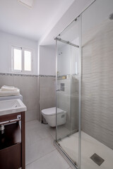 Interior, bathroom of a modern house