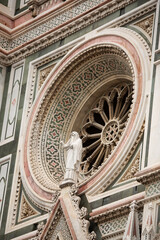 Obraz premium Exterior detail Il Duomo Cathedral, Florence