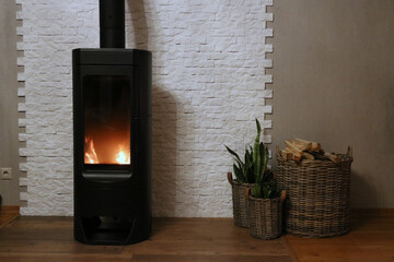 fireplace with christmas decorations