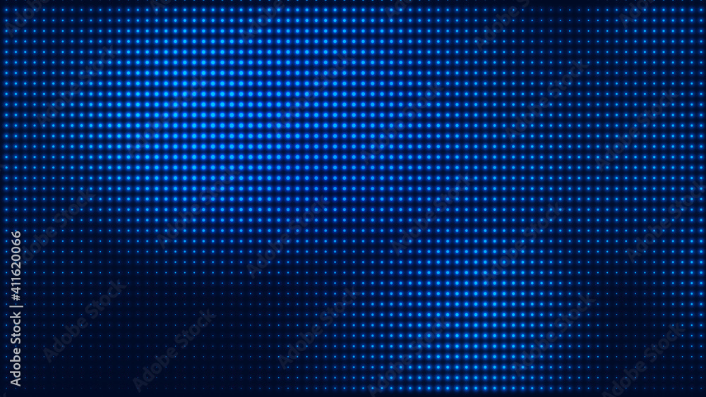 Poster dot blue pattern screen led light gradient texture background. abstract technology big data digital 