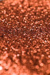 Background of abstract brown glitter lights. defocused