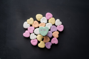 Candy Hearts for Valentines day