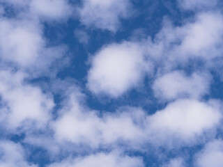 Blue sky and white clouds background