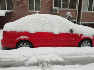 Car in the snow
