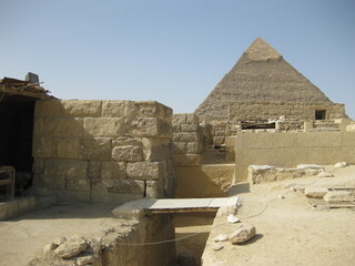 Fototapeta na wymiar Les pyramides d'Egypte