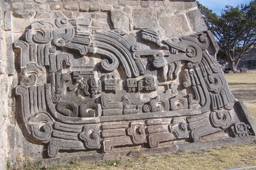 Site archéologique aztèque, Mexique