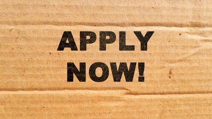 Apply now jobs, job working recruitment employees business concept idea