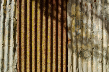 rusty,plate, corrugated zinc sheet.