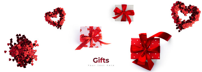 Gift box isolated.