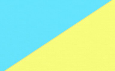 Abstract soft blue and yellow paper texture background  with pastel and vintage style.