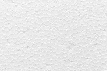 Macro of white styrofoam, background