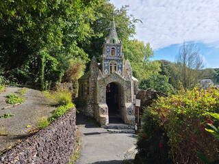 Fototapeta na wymiar Guernsey Channel Islands, Little Chapel