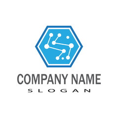 Molecule vector illustration design