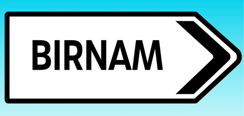 Birnam Road sign