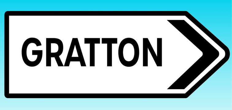 Gratton Road sign