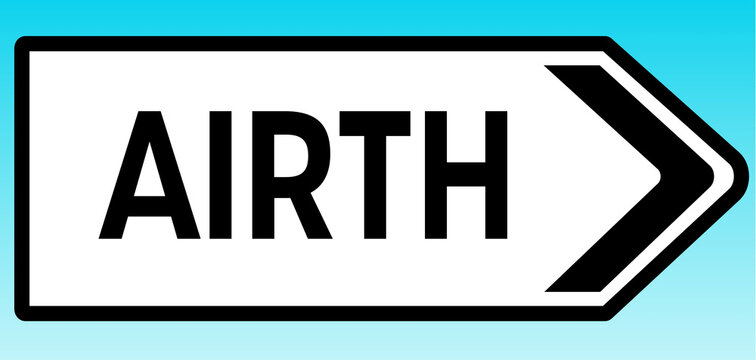 Airth Road sign
