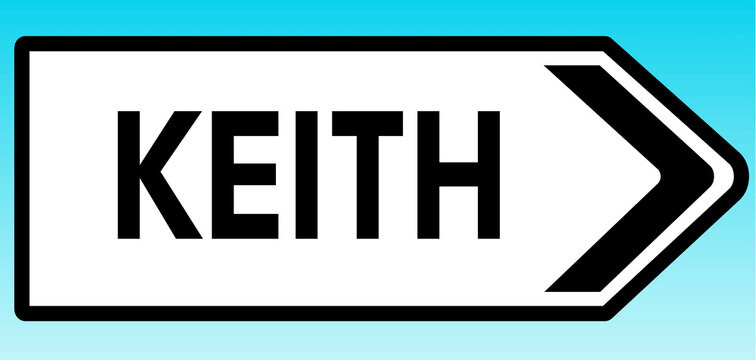 Keith Road sign
