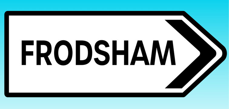 Frodsham Road Sign